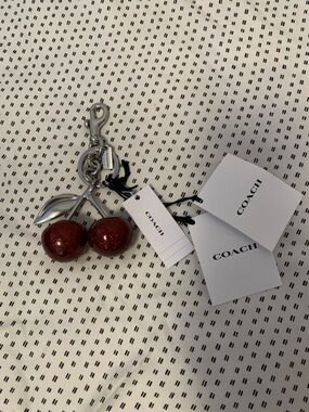 Coach Cherry Charm NWT